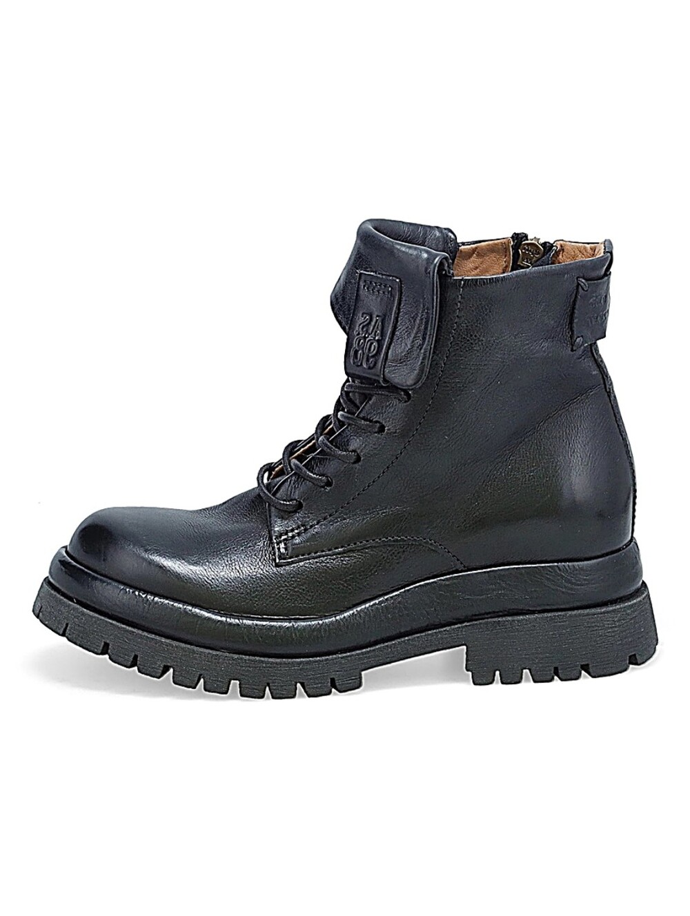 NWT A.S.98 Dillie Boots in Nero Black Leather